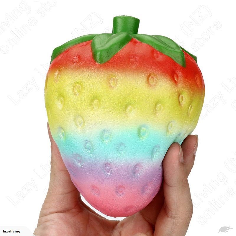 Squishy 2024 rainbow jumbo