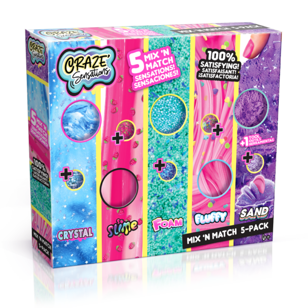 Canal Toys CCC001 Craze Sensation 5 Styles Mix 'N Match - Keywest ...